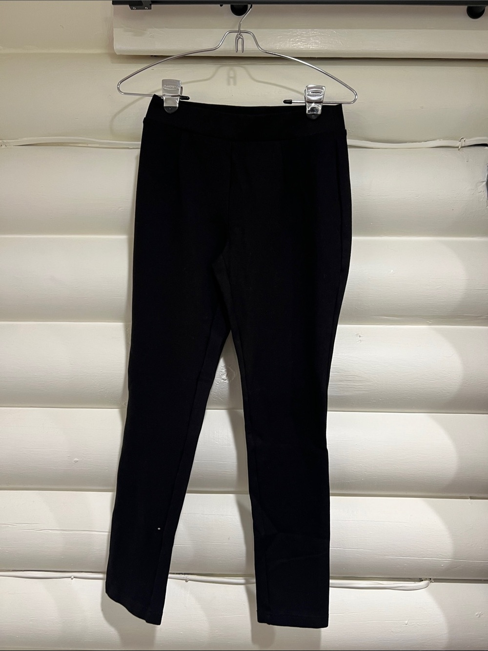 DKNY Black Skinny Pull-On Ponte Pants